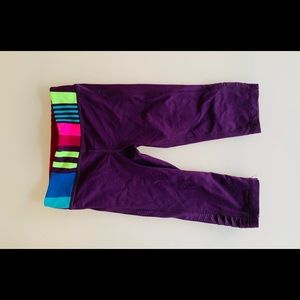Ivivva Plum Rhythmic Crop Size 6